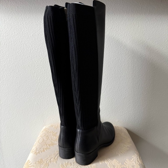 Black Knee-High Women's Boots - Kenneth Cole Levon Boot - Picture 7 of 10
